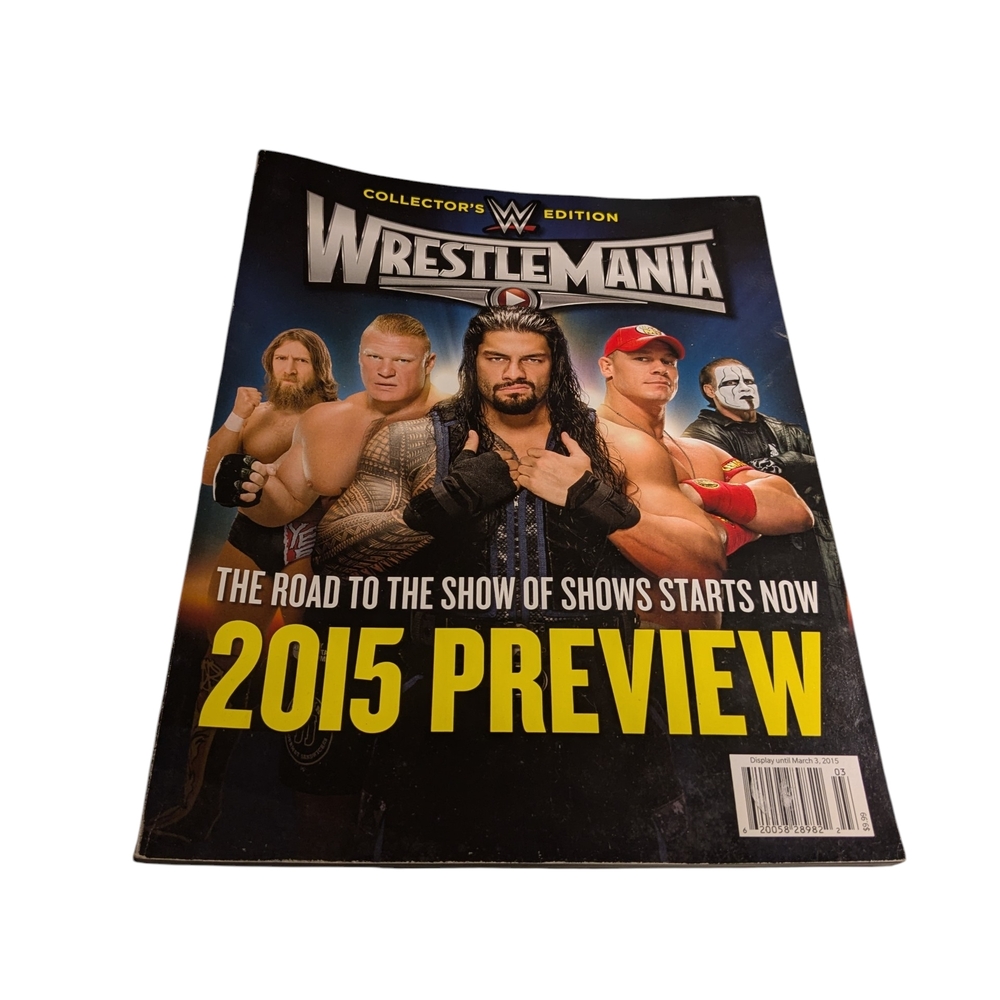 WWE Collectors Edition WrestleMania 2015 Preview Soft Cover Book